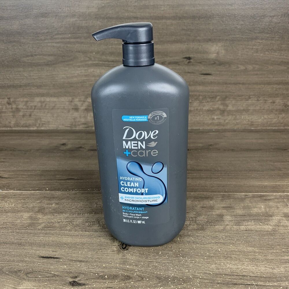 Men + Care, Body and Face Wash, Clean Comfort , 30 fl oz (887 ml)